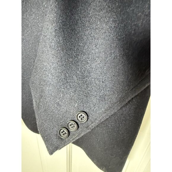 Todays Man Mens Cashmere Blazer 40L Solid Black Sport Coat Made in Italy - Picture 5 of 14